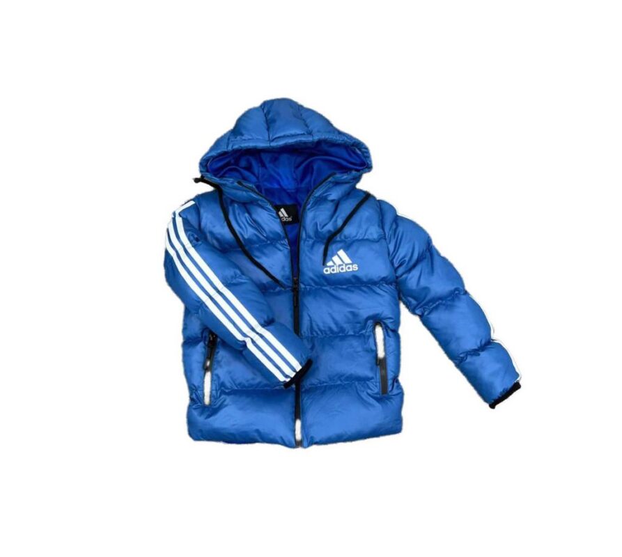 Adidas детско яке преходно синьо