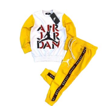 Nike Jordan Air детски комплект жълт