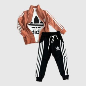 Adidas детски екип кафяв