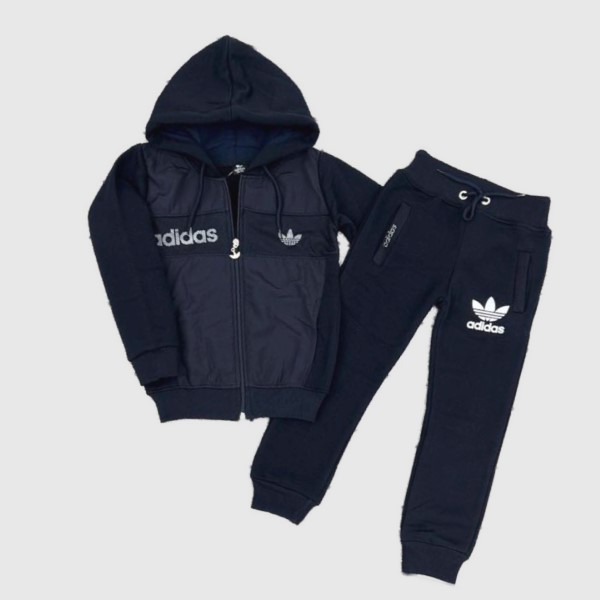 Adidas ватиран детски комплект син