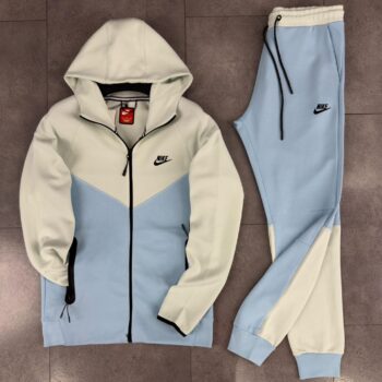Nike Tech Fleece бейби блу бяло мъже