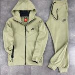 Nike Tech Fleece мъжки екип резеда