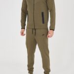 Nike Tech Fleece зелен спортен екип мъжки