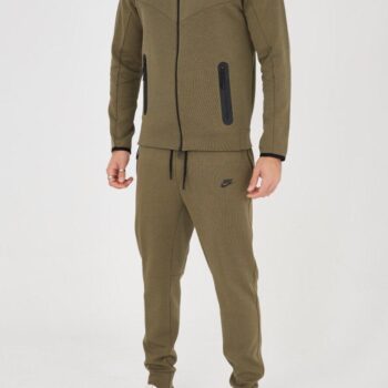 Nike Tech Fleece зелен спортен екип мъжки