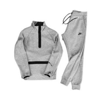 Nike Tech Fleece спортен екип сив Nike Tech Fleece мъжки сив 1/2-Zip