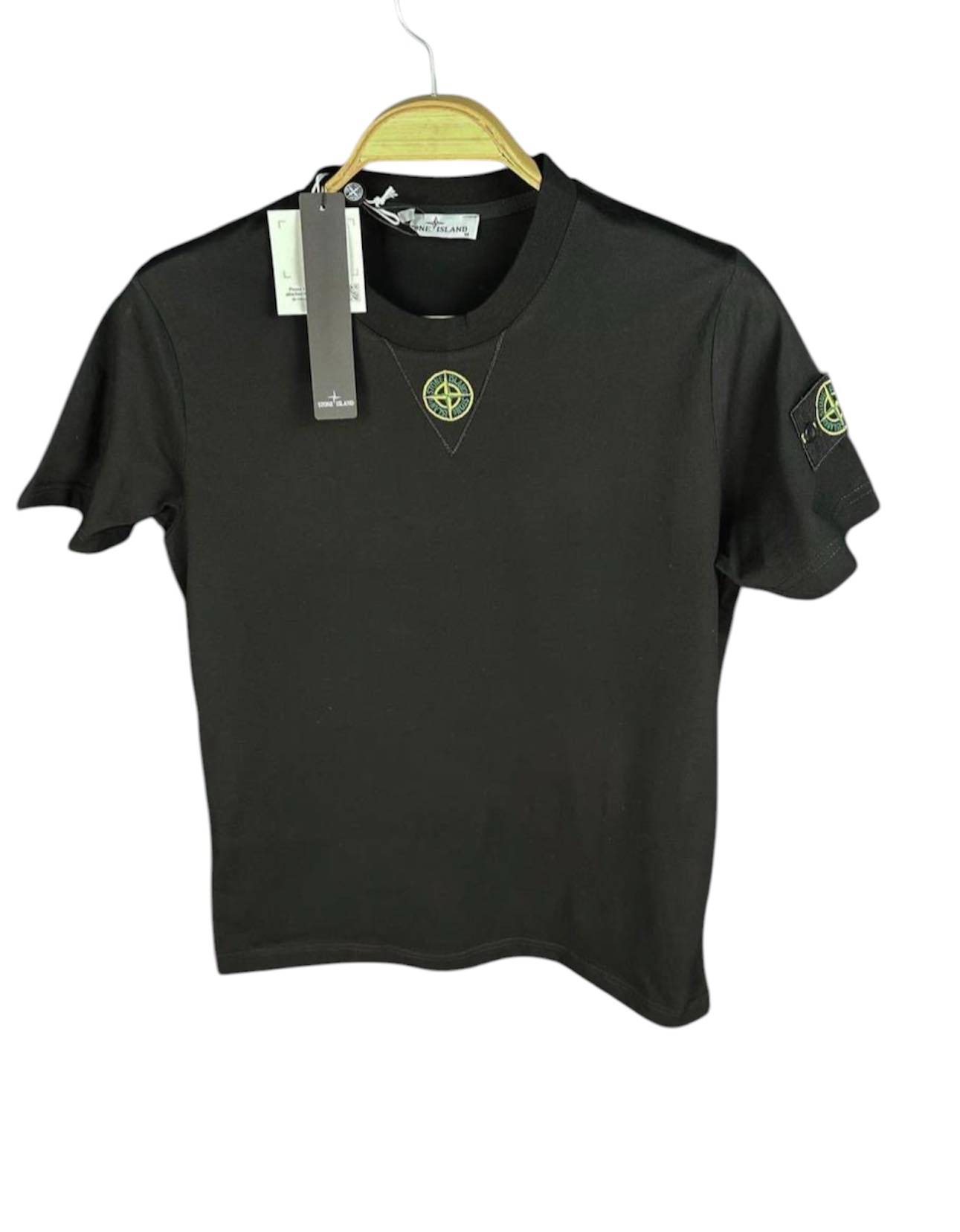 Stone Island черна мъжка тениска Stone Island черна мъжка тениска