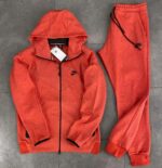 Nike Tech Fleece за мъже цвят корал - Image 3