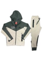 Nike Tech Fleece детски зелено и бежово