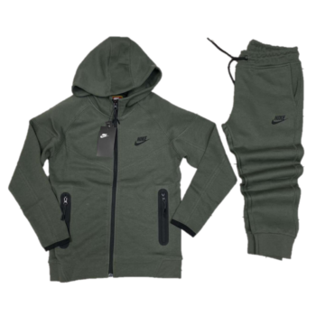 Nike Tech Fleece зелен екип