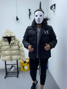 Armani Exchange мъжко зимно яке - черно