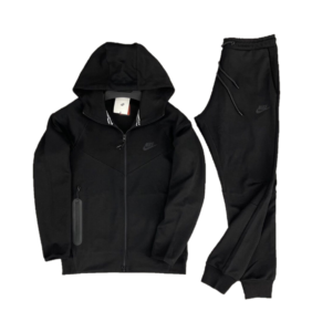 Nike Tech Fleece Черен черен мъжки комплект