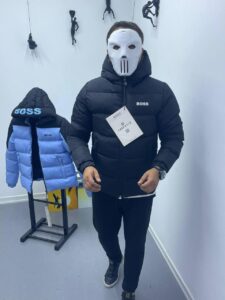 Boss зимно яке черно