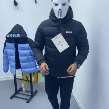 Boss зимно яке черно