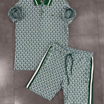 Lacoste екип къс мъжки зелен