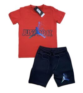 Nike Jordan детски екип червен