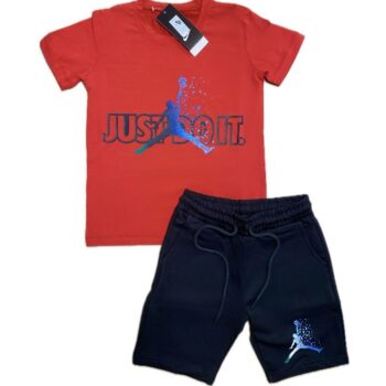 Nike Jordan детски екип червен