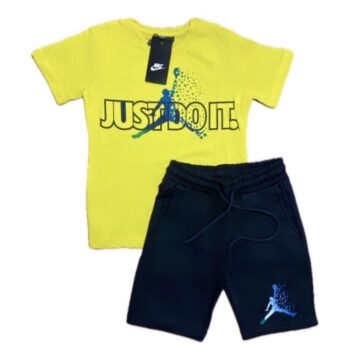 Nike Jordan детски жълт екип