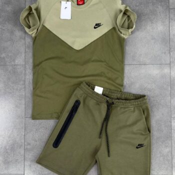 Nike мъжки къс екип зелен