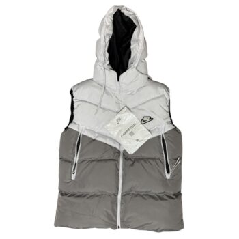 Nike елек сиво и бяло за мъже