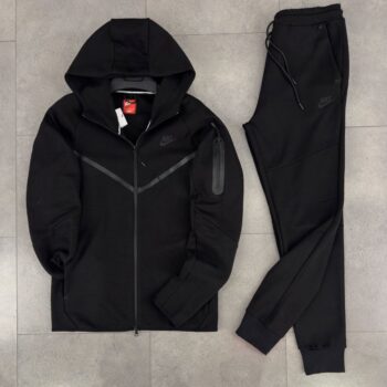 Nike Tech fleece черен мъжки екип