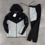 Tech fleece черно и сиво мъжки екип Nike