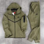 Tech fleece мъжки екип зелен