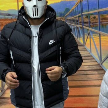 Nike яке черно и сиво