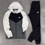 Nike Tech Fleece спортен екип черно бял