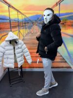 Lacoste яке късо черно