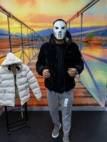 Lacoste яке късо черно