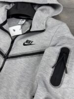 Nike Tech Fleece мъжки сив екип - Image 3