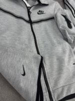 Nike Tech Fleece мъжки сив екип - Image 4
